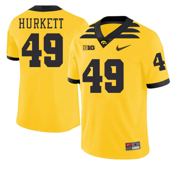 Ethan Hurkett Iowa Jersey,University Of Iowa Hawkeyes Fotoball Uniforms,Jersey,Gears-Throwback